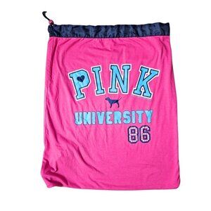 Victoria's Secret PINK Drawstring Laundry Bag - Hot Pink - Med - Travel - Rare